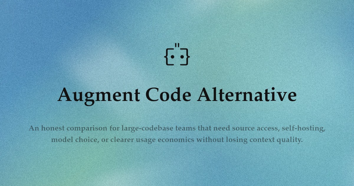 Augment Code Alternative