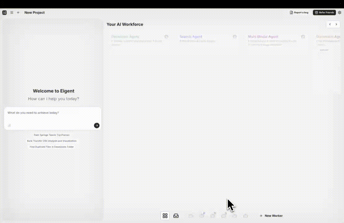 Create a new Worker and assign the GitHub MCP server