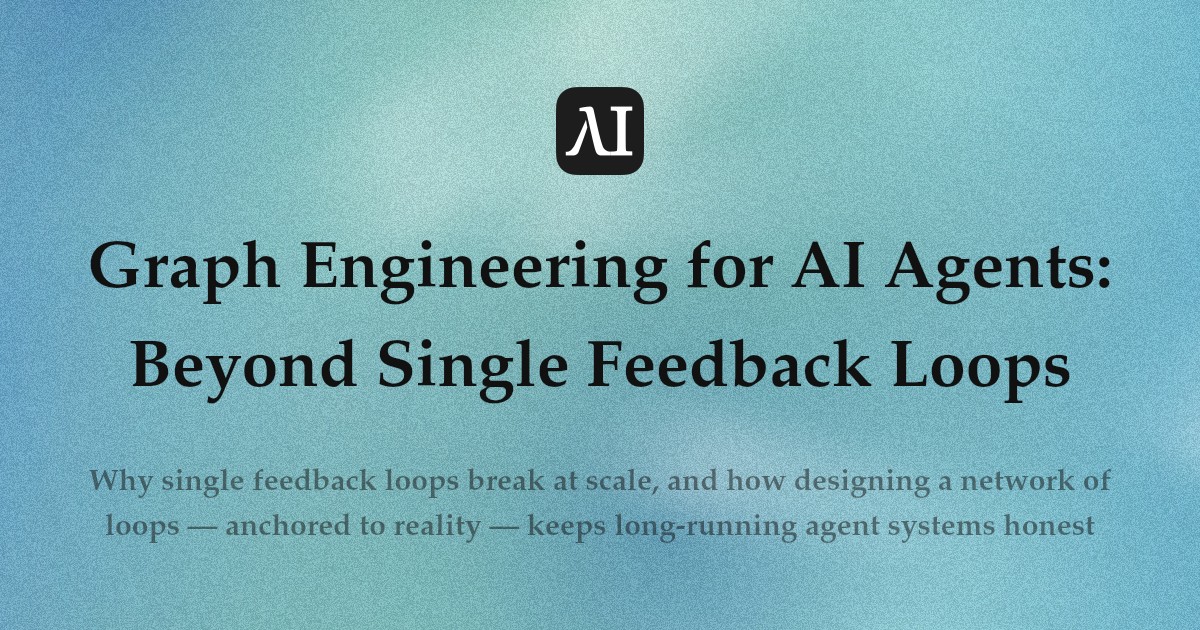 Graph Engineering for AI Agents: Beyond Single Feedback Loops