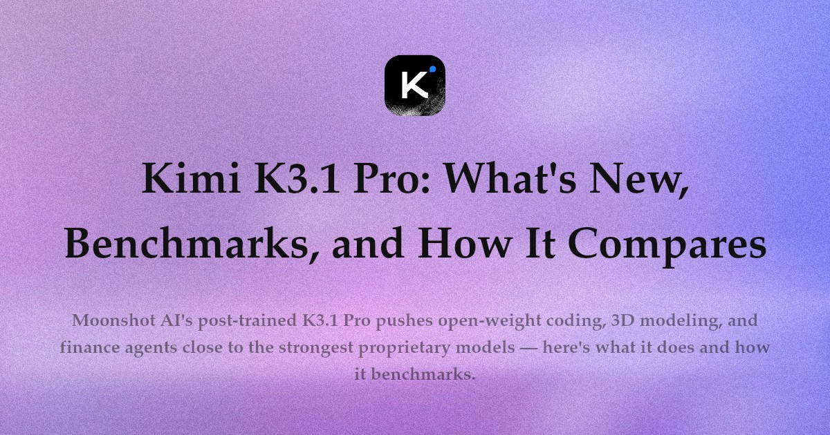 Kimi K3.1 Pro: Novedades, Benchmarks y Comparativas