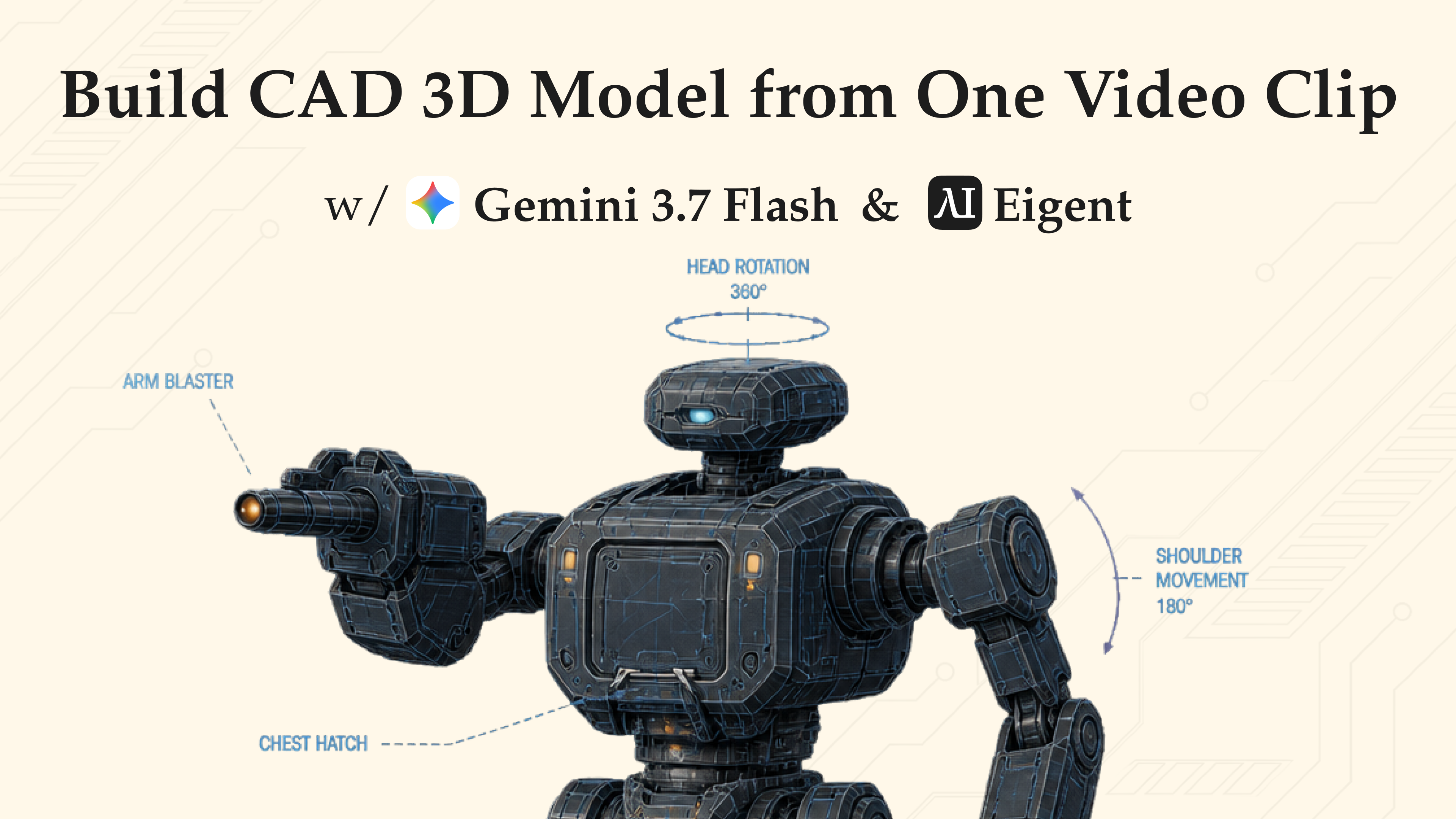 Build a CAD Model from One Video Clip with Gemini 3.7 Flash