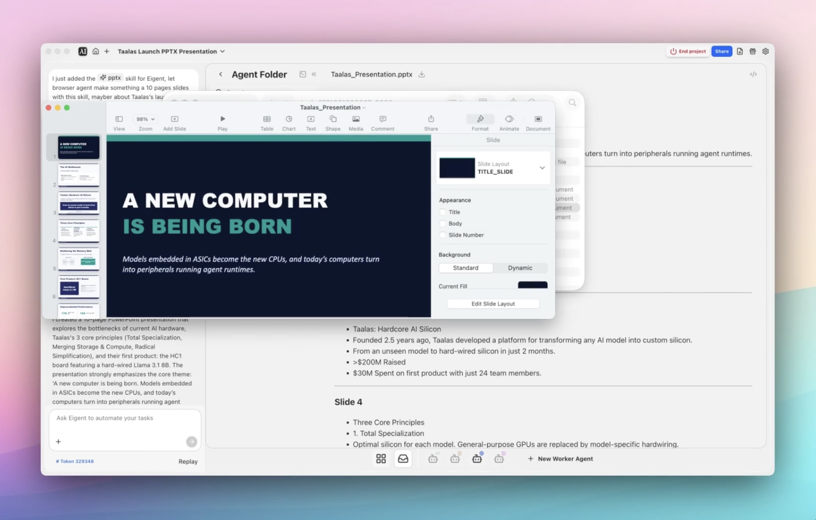 Generate PPT Deck with Uploaded Skill