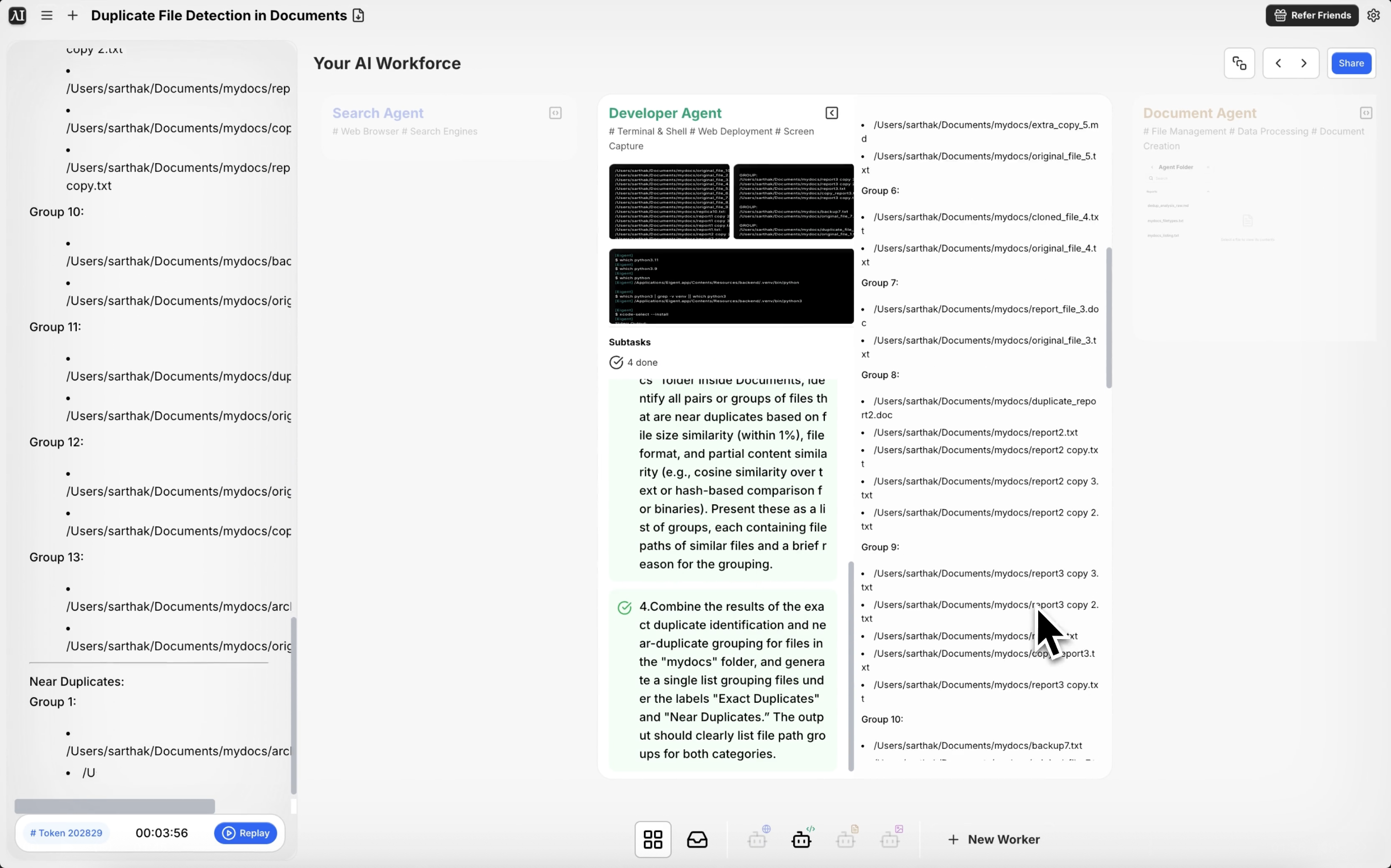 Identify Duplicate Files in Downloads