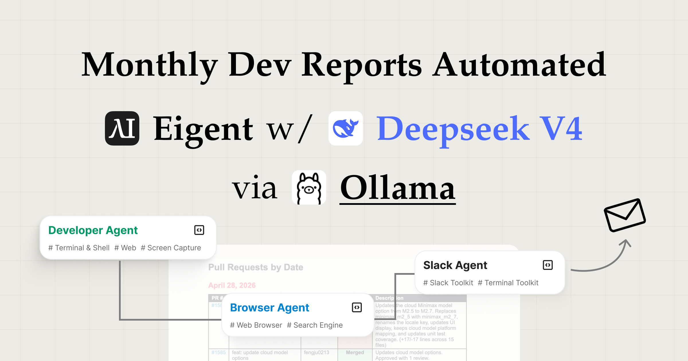 Automate Monthly Dev Reports with DeepSeek via Ollama