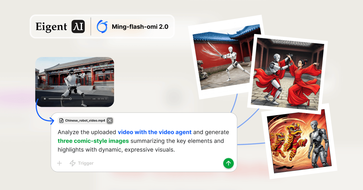 Analyze a Video and Generate Comic-Style Images with Eigent